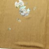 付け下げ 良品 正絹 螺鈿箔 附下 箔 古典柄 袷仕立て 黄・黄土色_画像17