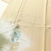訪問着 良品 落款入り 螺鈿物語 縮緬 正絹 古典柄 箔 袷仕立て 黄・黄土色_画像5