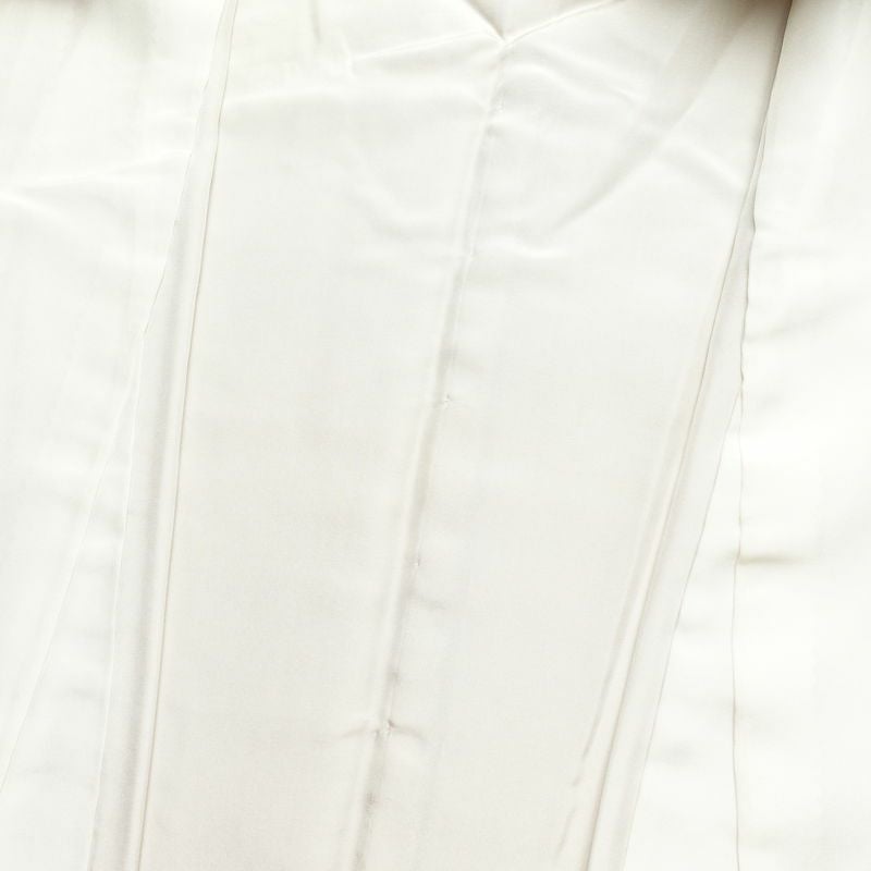 訪問着 良品 落款入り 螺鈿物語 縮緬 正絹 古典柄 箔 袷仕立て 黄・黄土色_画像31