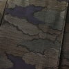 紬 正絹 雲柄 紬着物 つむぎ 袷仕立て 紫・藤色_画像6