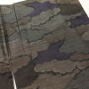紬 正絹 雲柄 紬着物 つむぎ 袷仕立て 紫・藤色_画像15
