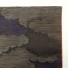 紬 正絹 雲柄 紬着物 つむぎ 袷仕立て 紫・藤色_画像16