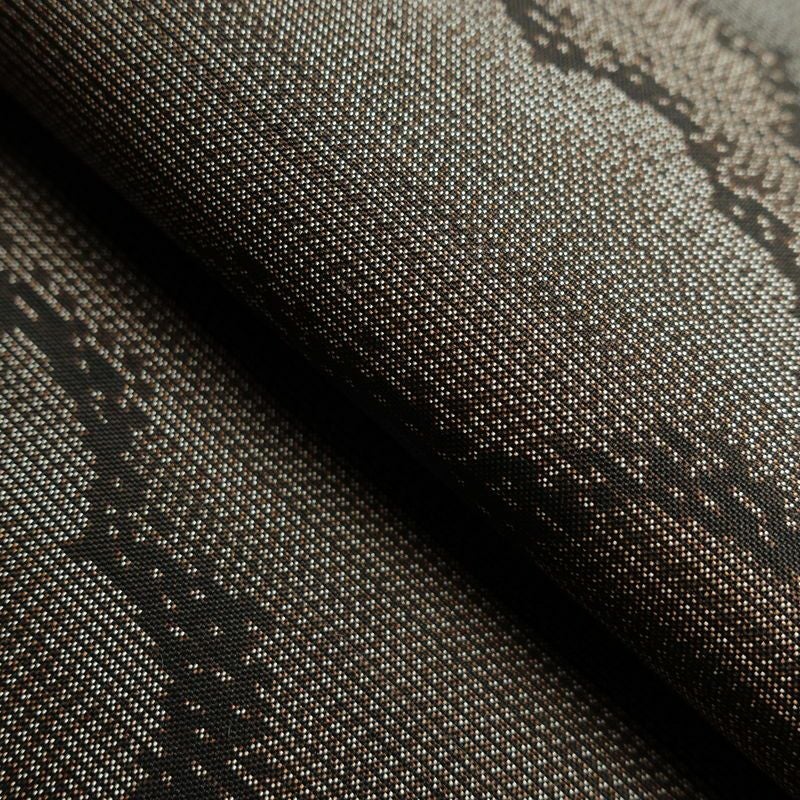 紬 正絹 雲柄 紬着物 つむぎ 袷仕立て 紫・藤色_画像35