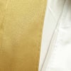 付け下げ 美品 正絹 箔 金彩 刺繍 古典柄 袷仕立て 黄・黄土色_画像30