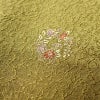 小紋 良品 正絹 金彩 飛び柄 小紋着物 袷仕立て 黄・黄土色_画像7