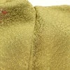 小紋 良品 正絹 金彩 飛び柄 小紋着物 袷仕立て 黄・黄土色_画像20
