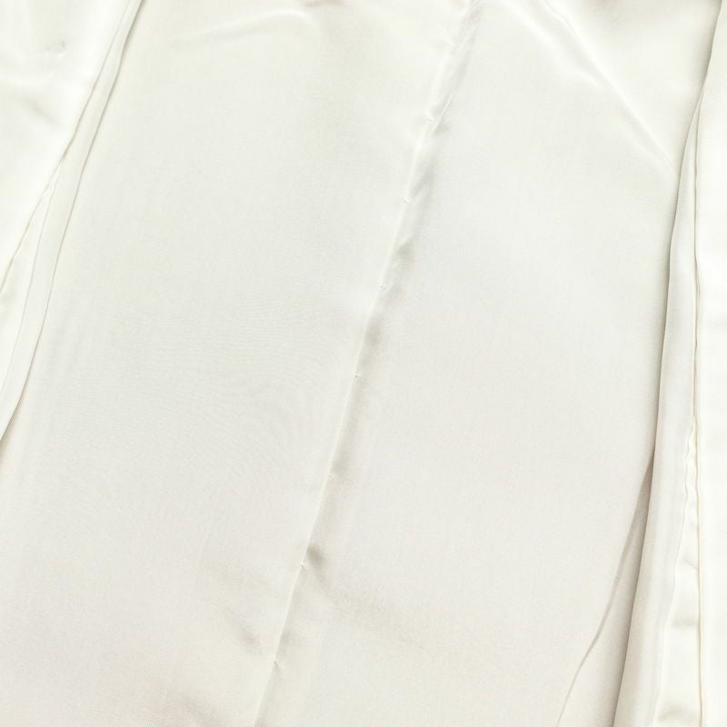 訪問着 縮緬 正絹 共八掛 幾何学柄・抽象柄 袷仕立て 茶_画像28