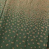 付け下げ 美品 しつけ糸付き 附下 着物 身丈152cm 裄丈62cm 正絹 花柄 袷仕立て 緑・うぐいす色_画像6
