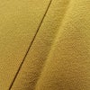 色無地 良品 一つ紋付き 縮緬 正絹 共八掛 身丈165cm 裄丈67cm 無地 袷仕立て 黄・黄土色_画像7