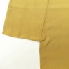 色無地 良品 一つ紋付き 縮緬 正絹 共八掛 身丈165cm 裄丈67cm 無地 袷仕立て 黄・黄土色_画像12