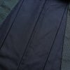 男性用 着物 紬 良品 正絹 亀甲柄 袷仕立て 身丈152cm 裄丈72cm 青・紺_画像26