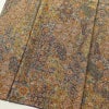 小紋 美品 しつけ糸付き 縮緬 正絹 幾何学柄・抽象柄 身丈160cm 裄丈67.5cm 袷仕立て 多色使い_画像4