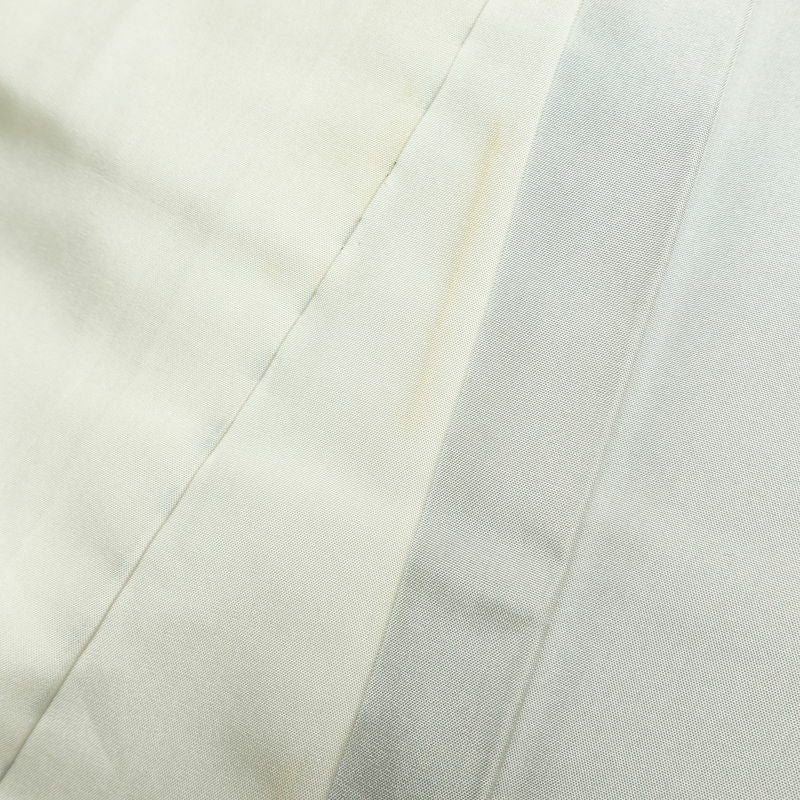 紬 正絹 木の葉・植物柄 紬着物 袷仕立て 身丈155cm 裄丈65cm 青・紺_画像28