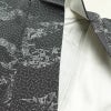 小紋 良品 ちりめん 着物 正絹 幾何学柄・抽象柄 身丈162cm 裄丈67cm 袷仕立て グレー_画像23