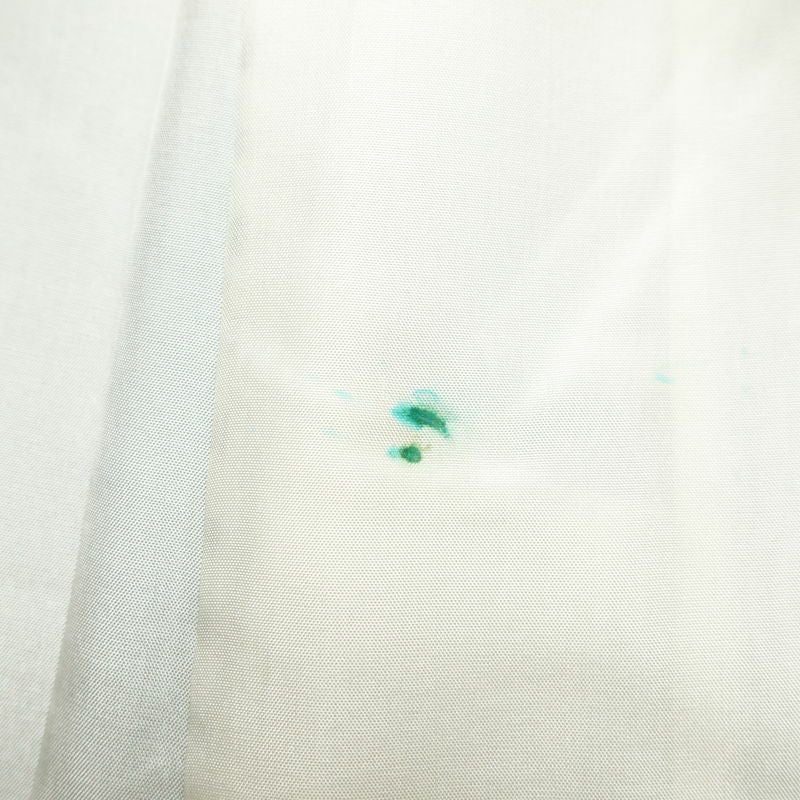 紬 正絹 紬着物 花柄 袷仕立て つむぎ 身丈155.5cm 裄丈63cm 青・紺_画像25