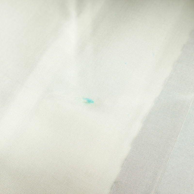 紬 正絹 紬着物 花柄 袷仕立て つむぎ 身丈155.5cm 裄丈63cm 青・紺_画像27