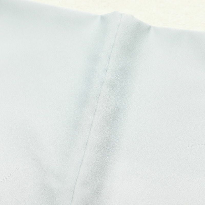 付け下げ しつけ糸付き ポリエステル 附下 身丈163.5cm 裄丈65cm 古典柄 袷仕立て 青・紺_画像24