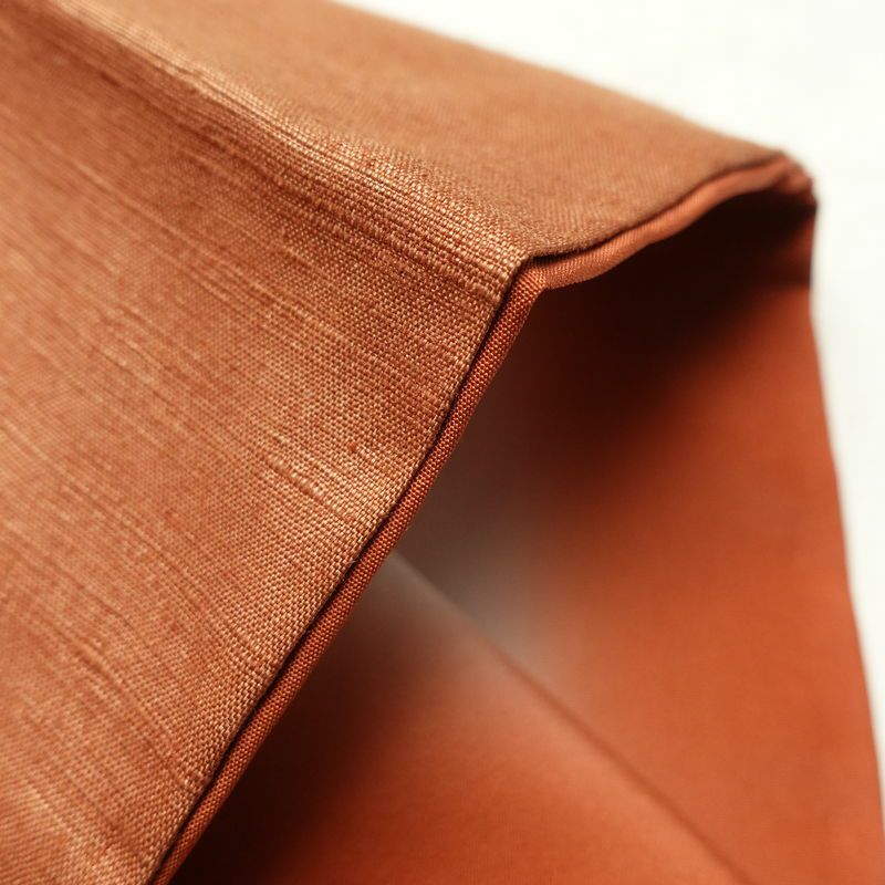 訪問着 紬地 良品 スワトウ刺繍 一つ紋付き 身丈164cm 裄丈66.5cm 正絹 幾何学柄・抽象柄 袷仕立て 茶_画像24