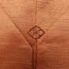 訪問着 紬地 良品 スワトウ刺繍 一つ紋付き 身丈164cm 裄丈66.5cm 正絹 幾何学柄・抽象柄 袷仕立て 茶_画像34