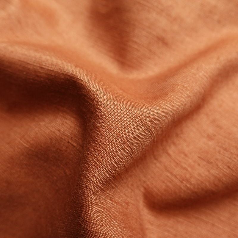 訪問着 紬地 良品 スワトウ刺繍 一つ紋付き 身丈164cm 裄丈66.5cm 正絹 幾何学柄・抽象柄 袷仕立て 茶_画像36