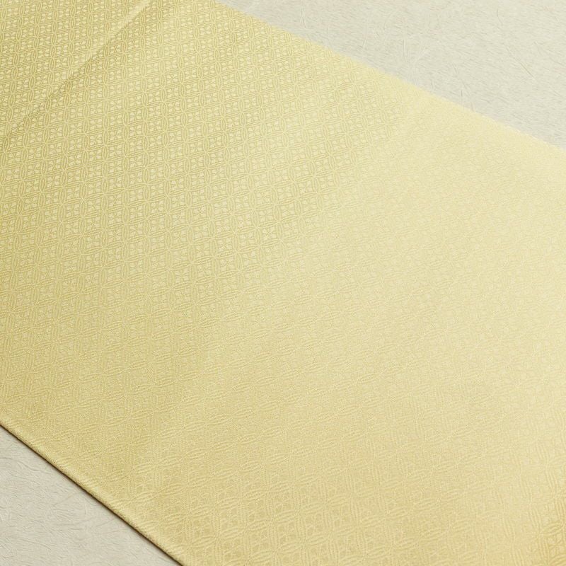 袋帯 六通柄 美品 祝華文 京都西陣織元謹製 フォーマル用 正絹 幾何学柄・抽象柄 クリーム_画像27