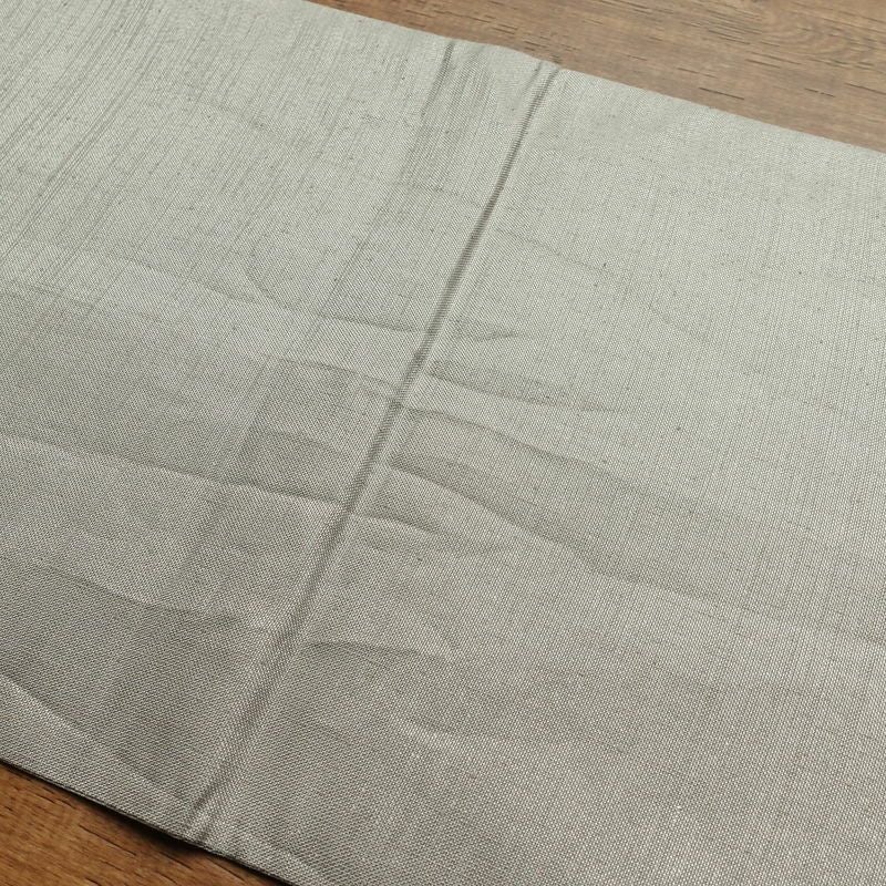 袋帯 太鼓柄 由水人形図 フォーマル用 正絹 銀彩 人物・動物柄 グレー_画像29