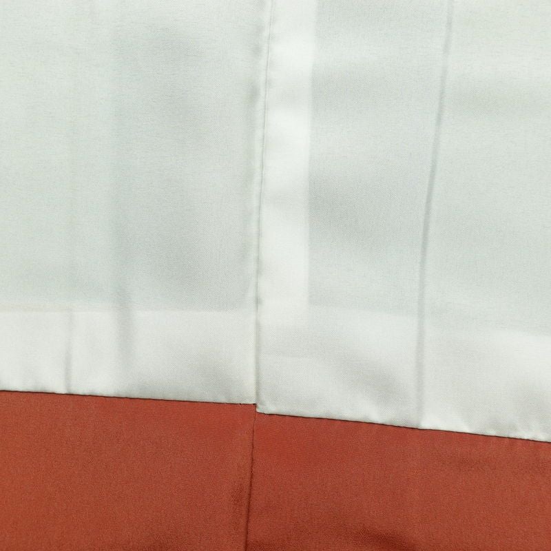 付け下げ しつけ糸付き 正絹 金彩 花柄 身丈166cm 裄丈65cm 袷仕立て 緑・うぐいす色_画像34