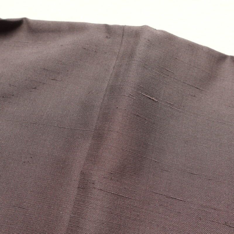 付け下げ 菱屋六右ヱ門 紬地 附下 正絹 古典柄 袷仕立て 紫・藤色_画像19