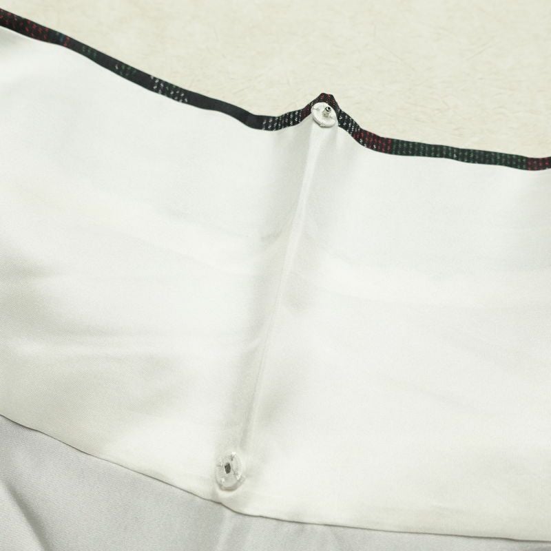 紬 しつけ糸付き 正絹 幾何学柄・抽象柄 袷仕立て 身丈155cm 裄丈65cm つむぎ 着物 黒_画像19