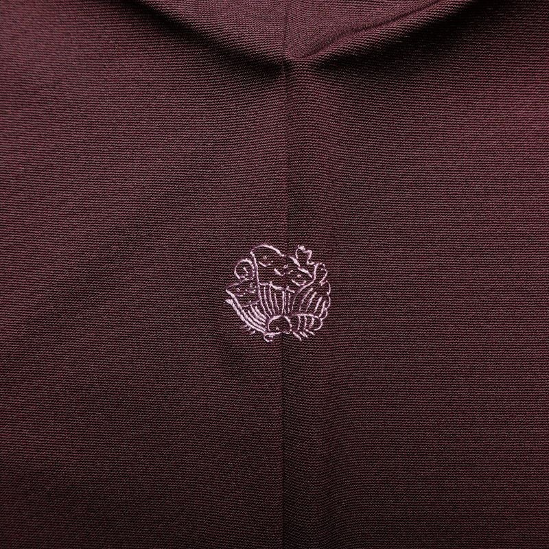 訪問着 四代目眞 上野真作 落款入り 一つ紋付き 良品 正絹 古典柄 袷仕立て 身丈156.5cm 裄丈64.5cm 紫・藤色_画像19