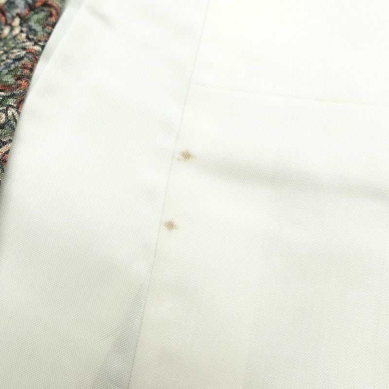 小紋 正絹 幾何学柄・抽象柄 袷仕立て 身丈151cm 裄丈64.5cm 着物 多色使い_画像13