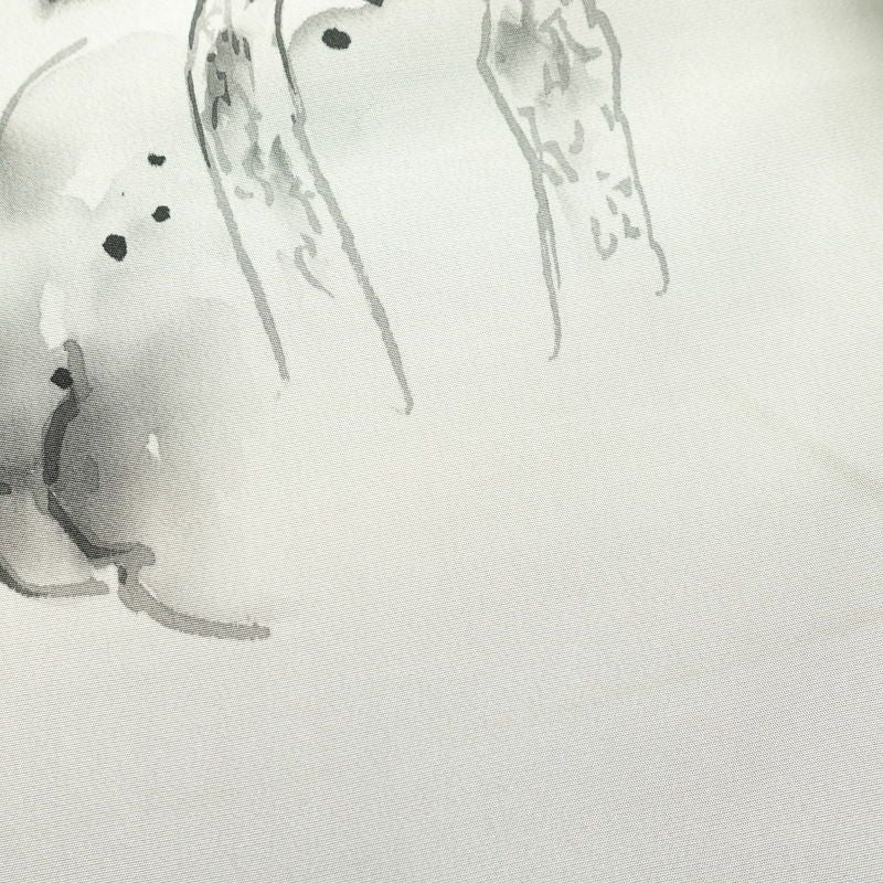 男性用 紬着物 良品 アンサンブル セット品 正絹 無地 袷仕立て 身丈144.5cm 裄丈68.5cm 茶_画像20