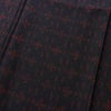 紬 良品 正絹 幾何学柄・抽象柄 袷仕立て 身丈155.5cm 裄丈65cm 紬着物 青・紺_画像6