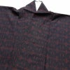 紬 良品 正絹 幾何学柄・抽象柄 袷仕立て 身丈155.5cm 裄丈65cm 紬着物 青・紺_画像15