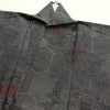紬 良品 しつけ糸付き 正絹 古典柄 袷仕立て 身丈162cm 裄丈64cm 紬着物 グレー_画像17