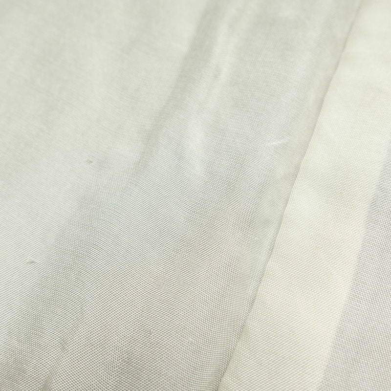 紬 正絹 幾何学柄・抽象柄 袷仕立て 身丈163cm 裄丈67.5cm 紬着物 茶_画像18