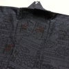 紬 良品 正絹 古典柄 袷仕立て 身丈159cm 裄丈67cm 紬着物 青・紺_画像16