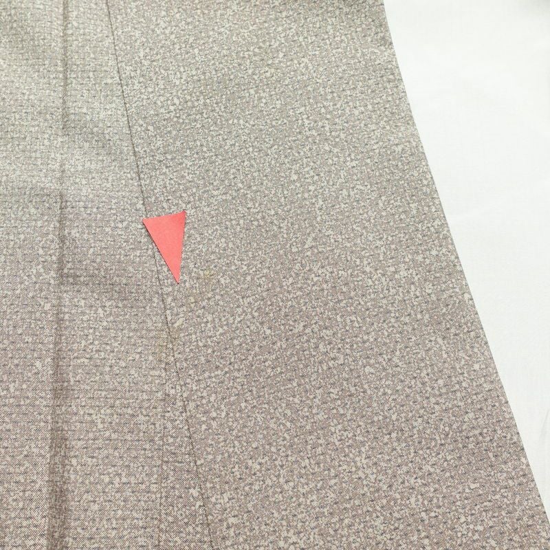 付け下げ 紬地 ぼかし染め 正絹 その他の柄 袷仕立て 身丈158.5cm 裄丈65.5cm 附下 着物 紫・藤色_画像17