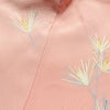 訪問着 美品 しつけ糸付き 落款入り 縮緬 正絹 花柄 袷仕立て 身丈163cm 裄丈67.5cm 共八掛 ピンク_画像16