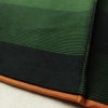 紬 良品 正絹 縞柄・線柄 袷仕立て 身丈153cm 裄丈63cm 紬着物 緑・うぐいす色_画像9
