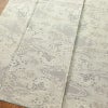 紬 正絹 古典柄 袷仕立て 身丈158cm 裄丈65cm 紬着物 グレー_画像4