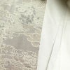 紬 正絹 古典柄 袷仕立て 身丈158cm 裄丈65cm 紬着物 グレー_画像15