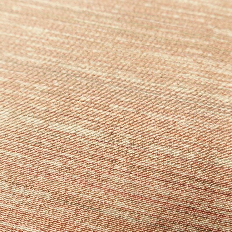 付け下げ 良品 二代目服部光擴 落款入り 縮緬 正絹 その他の柄 袷仕立て 身丈151.5cm 裄丈63.5cm 附下 橙_画像6