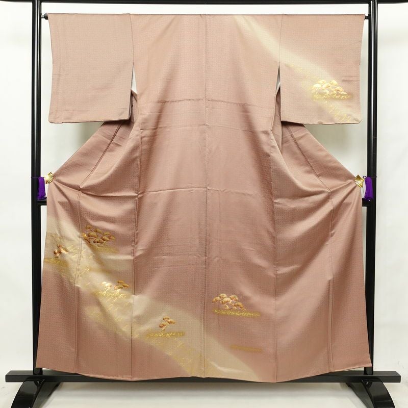 袋帯 本金二重箔 扇面花鳥 文六通柄 良品 フォーマル用 正絹 古典柄 箔