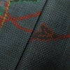 紬 良品 正絹 古典柄 袷仕立て 身丈160cm 裄丈65cm 紬着物 青・紺_画像7