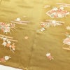 訪問着 正絹 古典柄 袷仕立て 身丈166.5cm 裄丈65cm 金彩 着物 黄・黄土色_画像10
