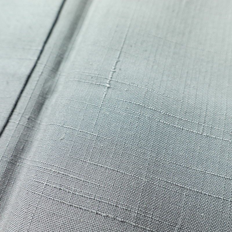 付け下げ 紬生地 正絹 その他の柄 袷仕立て 身丈157.5cm 裄丈67.5cm 紬 附下 青・紺_画像6