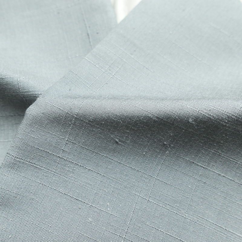 付け下げ 紬生地 正絹 その他の柄 袷仕立て 身丈157.5cm 裄丈67.5cm 紬 附下 青・紺_画像15