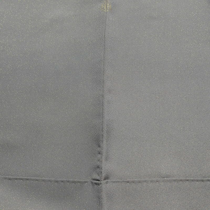 付け下げ 和田光正 落款入り 一つ紋付き 正絹 人物・動物柄 袷仕立て 身丈156.5cm 裄丈66.5cm 箔 鶴 附下 グレー_画像13