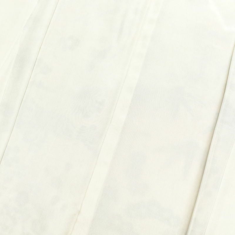 小紋 良品 紬地 付下げ風 正絹 幾何学柄・抽象柄 袷仕立て 身丈165.5cm 裄丈65.5cm 着物 ピンク_画像18